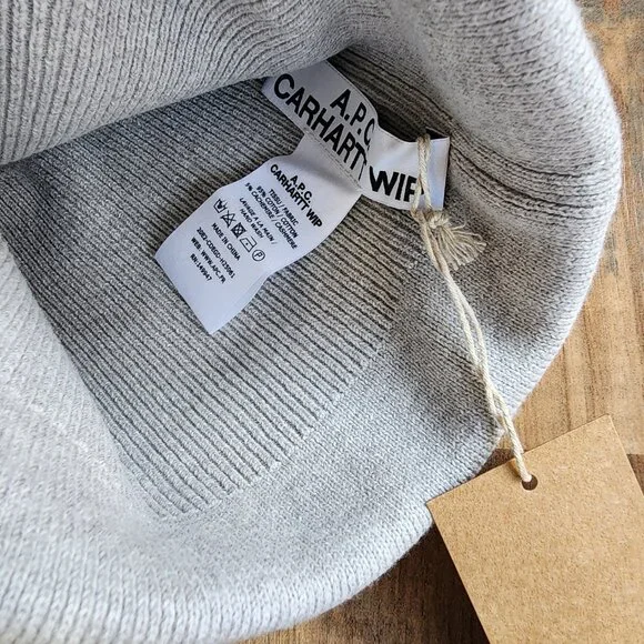 NWT - A.P.C. x Carhartt WIP Bonnet Watchtower H25061 PLB - Picture 8 of 11